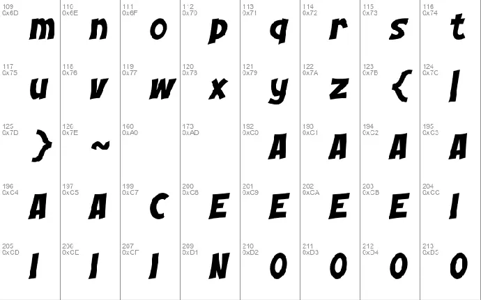 KOMIKZ font