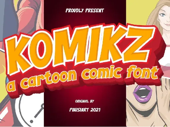 KOMIKZ font