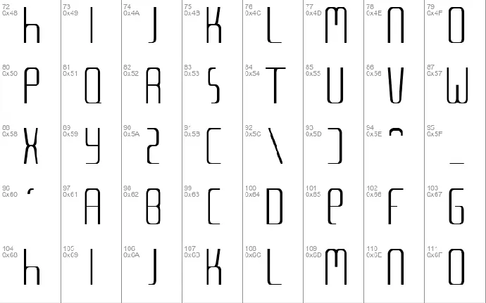 Meta Language font