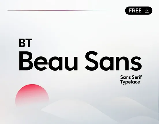 BT Beau Sans Family font