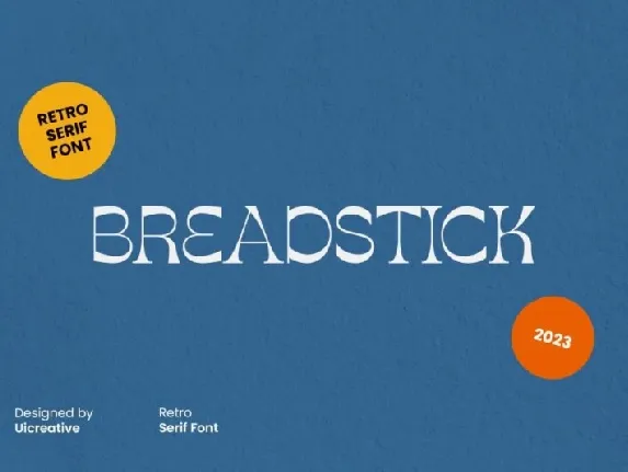 Breadstick font