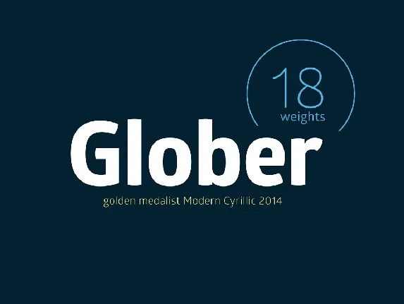 Glober font