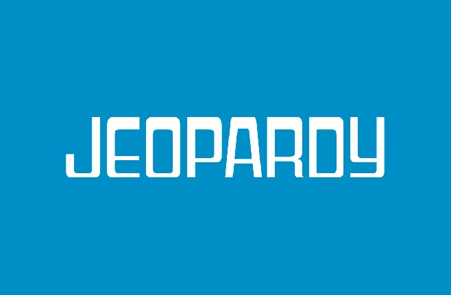 Jeopardy font