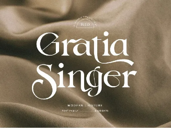 Gratia Singer font