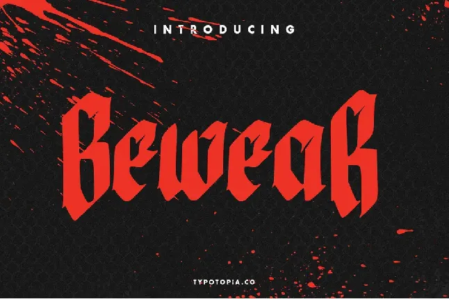 Bewear font