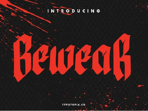 Bewear font