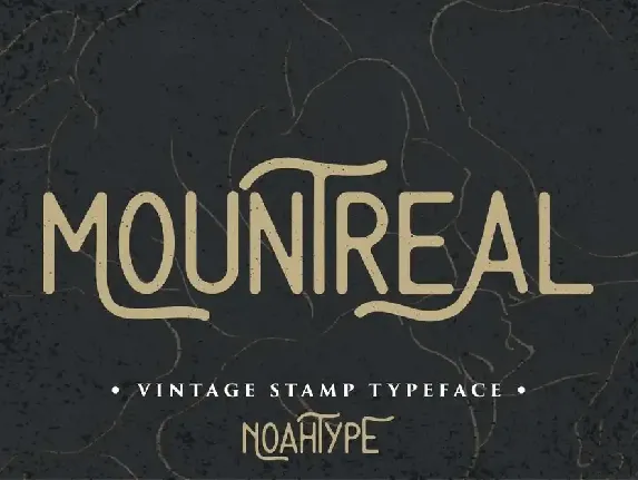 Mountreal Demo font