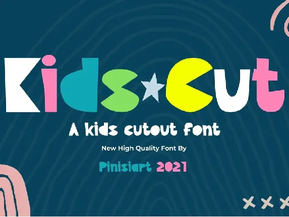 Kids-Cut font