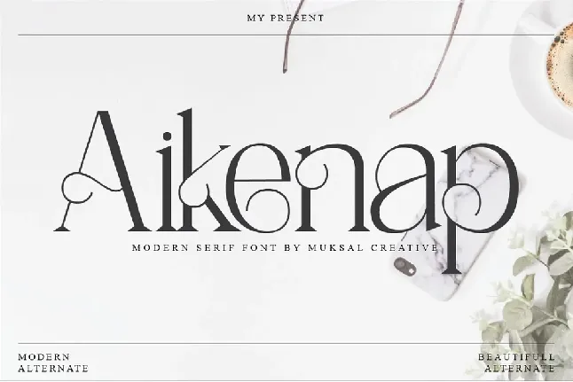 Aikenap font