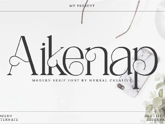 Aikenap font