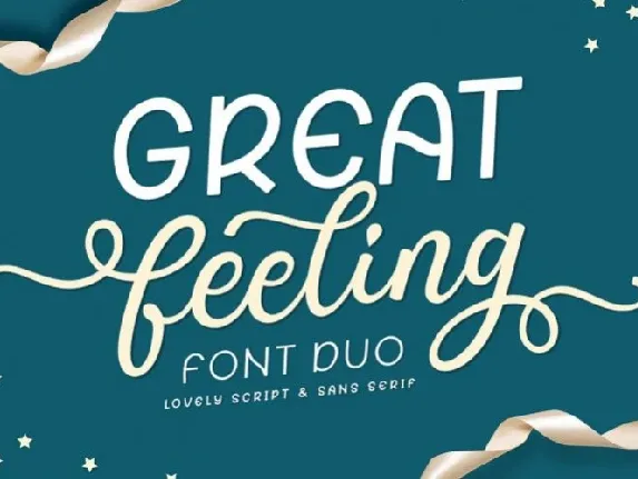 Great Feeling Script font