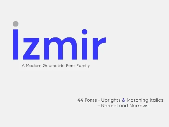 Izmir Family font