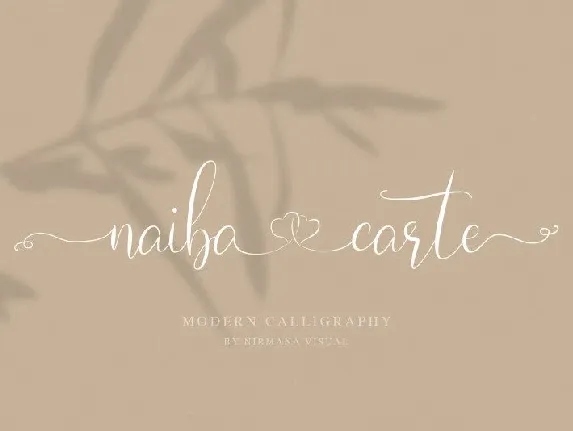 Naibacarte Script font