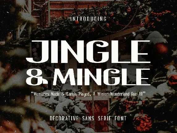 Jingle & Mingle font