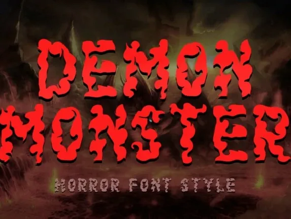 Demon Monster font