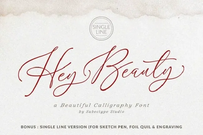 Hey Beauty font