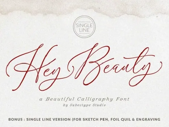 Hey Beauty font