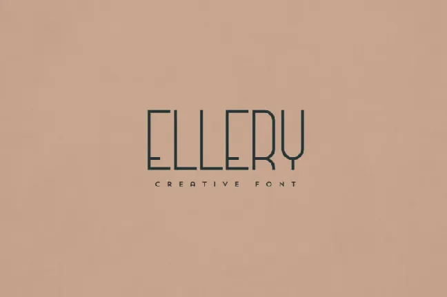 Ellery font