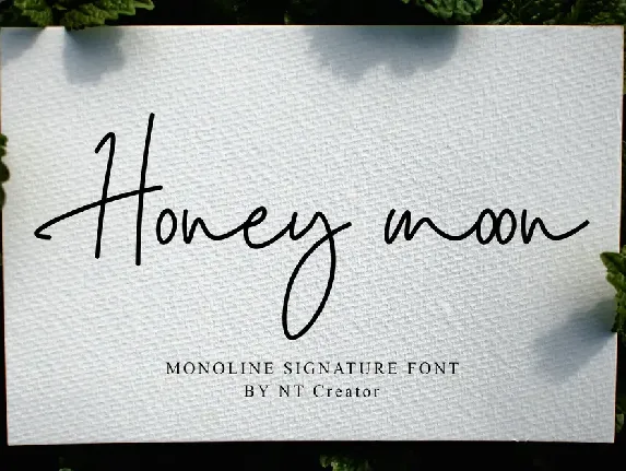 Honey Moon font