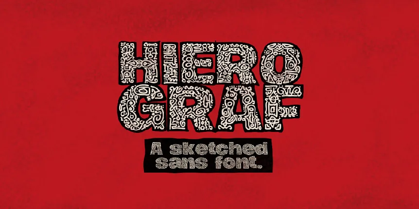 Hierograf PERSONAL USE font