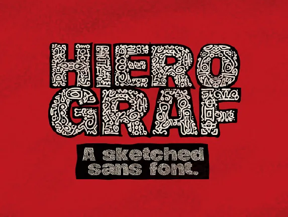 Hierograf PERSONAL USE font