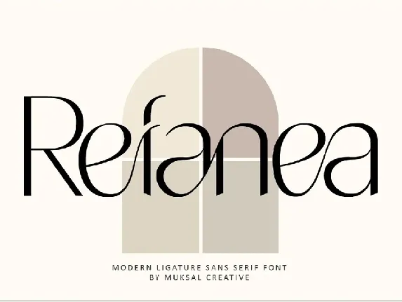 Refanea font