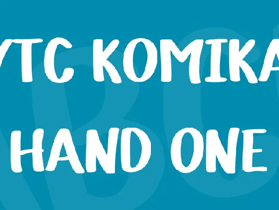 VTC Komika Hand One font