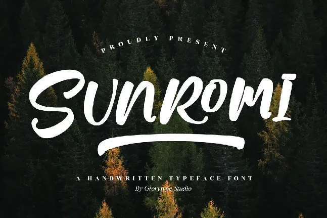 Sunromi font