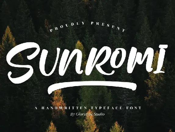 Sunromi font