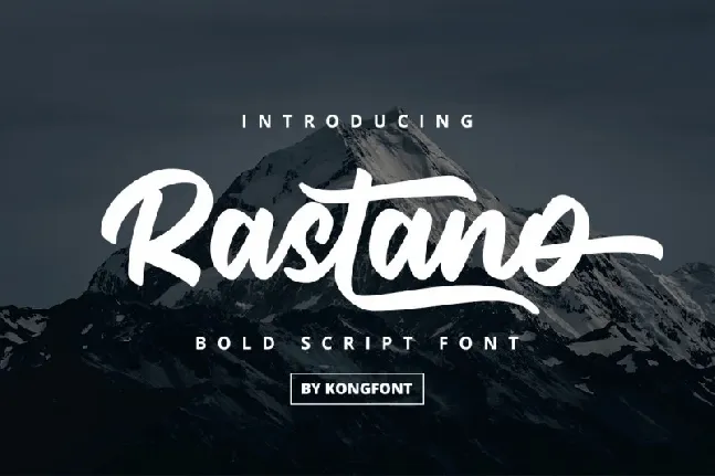 Rastano font