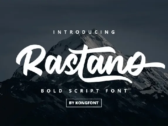 Rastano font