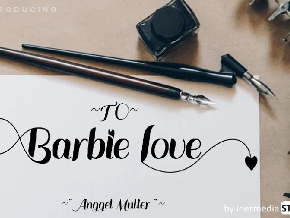 Barbie Love font