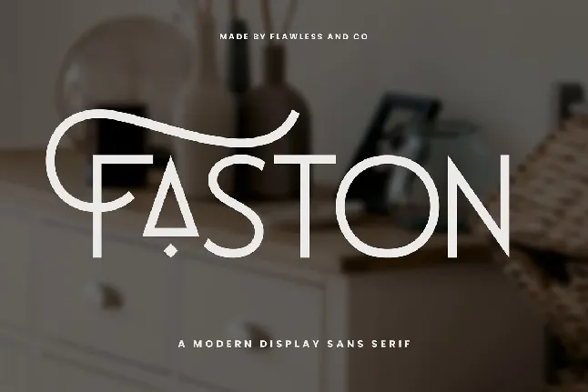 Faston font