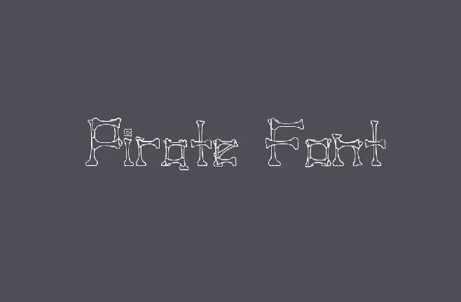 Pirate font