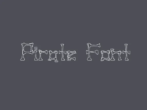 Pirate font