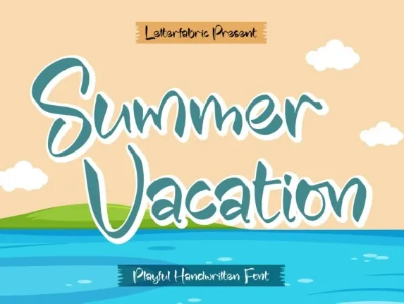 Summer Vacation font