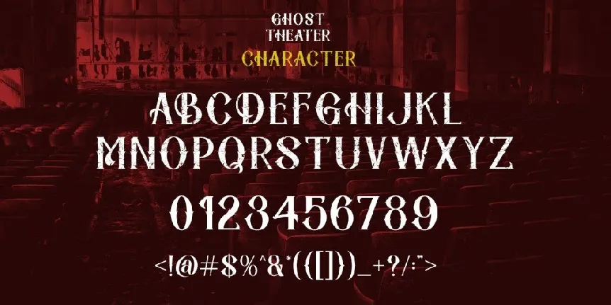 Ghost Theater DEMO font