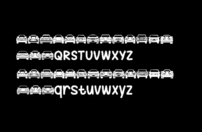 Cars font