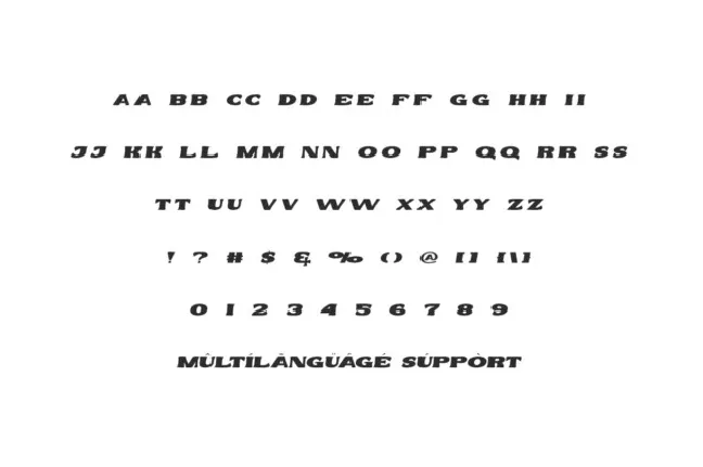 Fist Rock font