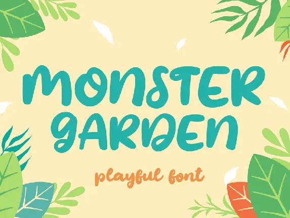 Monster Garden font