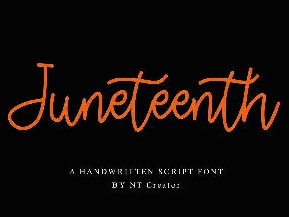 Juneteenth font