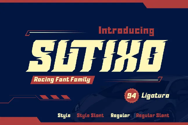 SUTIXO font