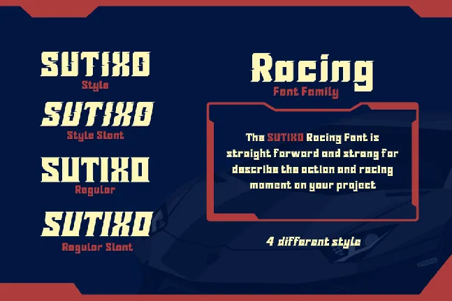 SUTIXO font