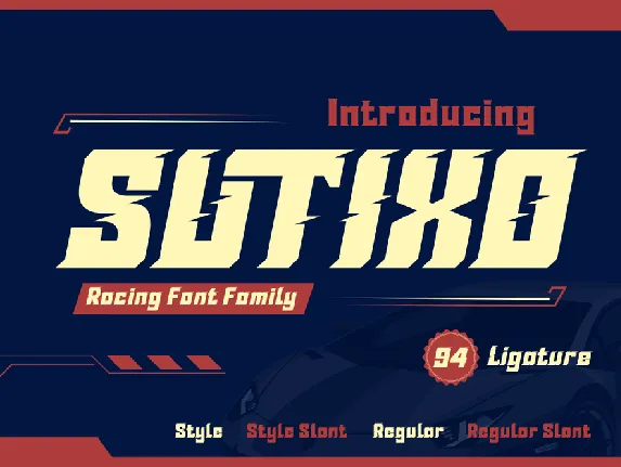 SUTIXO font