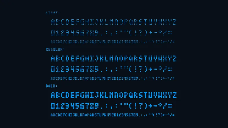 DatDot font