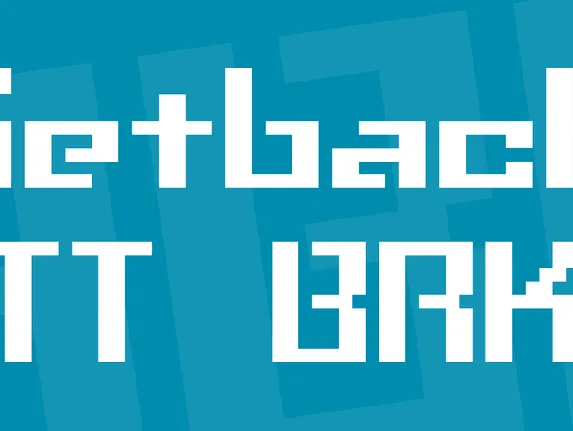 Setback TT BRK font