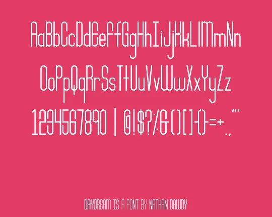 Daydream font