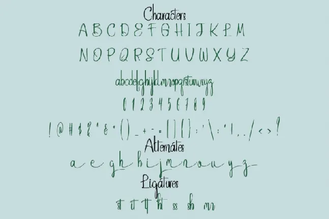 Sustiegraphy font