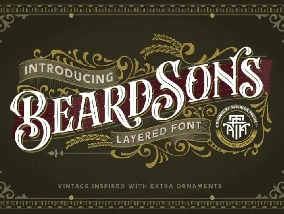 Beardsons Normal Blackletter font