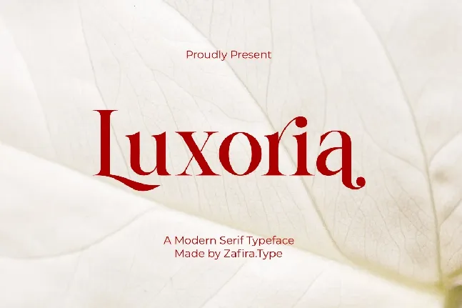 Luxoria font